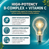 Load image into Gallery viewer, Super Stress Mega B Complex Plus Vitamin C
