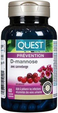 Load image into Gallery viewer, Quest® D-Mannose with Cranberry (60 Veggie Capsules)

